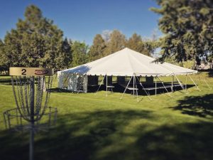 40x40 pole tent